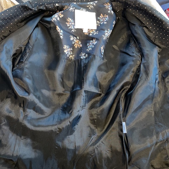 Rebecca Taylor Wool/Silk Blend Black Blazer - Picture 7 of 12